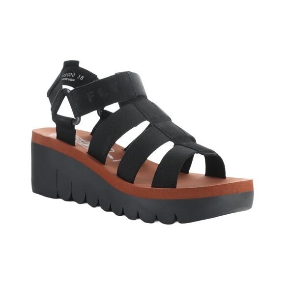 FLY London Shoes - Fly London Yoji198fly Suede Sandal, Black